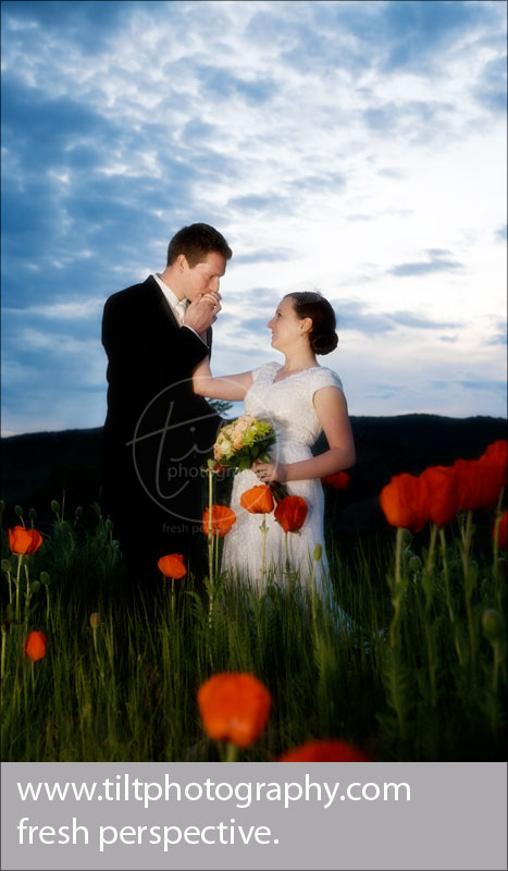 bride-groom-poppies